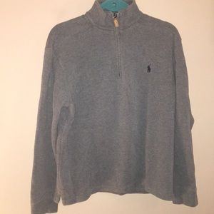 Like New - Ralph Lauren Gray Quarter-zip